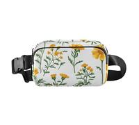 Marsupio a tracolla da donna multiuso marsupio marsupio croose borsa per il corpo per corsa, natura peonie pesca, Colore 12, 1 Size