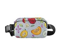 Marsupio a tracolla multiuso, marsupio per corsa, fragole dolci, frutta, fard, Colore 14, 1 Size