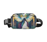 Marsupio a tracolla multiuso per passaporto con note musicali, ornamento a scheletro, elegante marsupio per uomo e donna, Tarocchi Angelo, 1 size