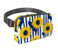 Marsupio a tracolla per donne e uomini, con fiore di loto luminoso, marsupio con tasche con cerniera, marsupio impermeabile con cinturino regolabile per allenamento, corsa, viaggi, escursionismo