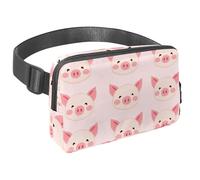 Marsupio a tracolla per donne e uomini, marsupio con cuori innamorati con tasche con cerniera, marsupio impermeabile con cinturino regolabile per allenamento, corsa, viaggi, escursionismo, Multicolore