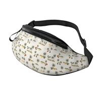 Marsupio a tracolla per donne e uomini - Marsupio estivo tropicale Hawaii albero da viaggio marsupio da corsa per donne e uomini