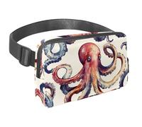 Marsupio a tracolla per donne e uomini, Marsupio retrò City of Paris con tasche con cerniera, marsupio impermeabile con cinturino regolabile per allenamento, corsa, viaggi, escursionismo, Multicolore