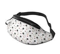 Marsupio a tracolla per donne e uomini, stile cartone animato, divertente, con paperella carina, amore, corsa, marsupio da viaggio per donne e uomini
