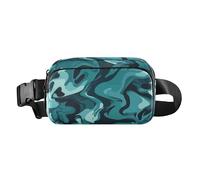 Marsupio a tracolla per passaporto, mimetico, blu navy, unisex, impermeabile, con cinghia regolabile, per allenamento, corsa, escursionismo, 16, 1 Size