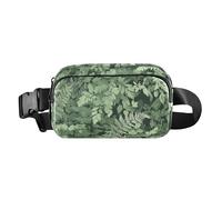 Marsupio a tracolla per passaporto, mimetico, blu navy, unisex, impermeabile, con cinghia regolabile, per allenamento, corsa, escursionismo, 17, 1 Size