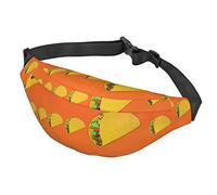 Marsupio a tracolla per pizza e cibo, per donne e uomini, grande marsupio alla moda per viaggi, corsa, marsupio unisex, Modello alimentare divertente, Taglia unica