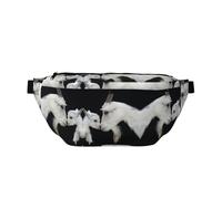 Marsupio a tracolla per sport all'aria aperta, con stampa di una capra, per donne e uomini, da viaggio, per allenamento