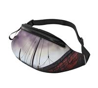 Marsupio a tracolla per uomo e donna, con stampa di barche antiche e cinghia regolabile, per escursionismo, corsa, viaggi, ciclismo