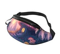 Marsupio a tracolla unisex bianco puro con margherite bianche, borsa a tracolla con stampa alla moda per turisti, borsa leggera resistente ai furti per visite turistiche, 14 x 35 cm, A26, Taglia unica