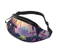 Marsupio a tracolla unisex bianco puro con margherite bianche, borsa a tracolla con stampa alla moda per turisti, borsa leggera resistente ai furti per visite turistiche, 14 x 35 cm, A23, Taglia unica