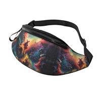 Marsupio a tracolla unisex con mandala rosa in stile bohémien, con mandala, regolabile, in vita, con stampa alla moda, borsa a tracolla per i frequentatori di festival, borsa compatta antifurto per