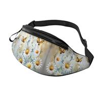 Marsupio a tracolla unisex con mandala rosa in stile bohémien, con mandala, regolabile, in vita, con stampa alla moda, borsa a tracolla per i frequentatori di festival, borsa compatta antifurto per