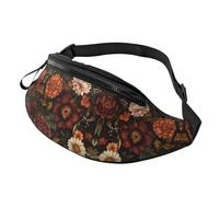 Marsupio a tracolla unisex hippie Lion Anime con leone regolabile in vita Marsupio con stampa alla moda borsa a tracolla da viaggio - Conservazione sicura per passaporti, biglietti e contanti, 14 x 35