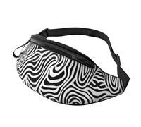 Marsupio a tracolla unisex hippie Lion Anime con leone regolabile in vita Marsupio con stampa alla moda borsa a tracolla da viaggio - Conservazione sicura per passaporti, biglietti e contanti, 14 x 35