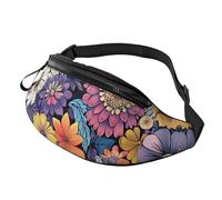 Marsupio a tracolla unisex hippie Lion Anime con leone regolabile in vita Marsupio con stampa alla moda borsa a tracolla da viaggio - Conservazione sicura per passaporti, biglietti e contanti, 14 x 35