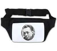 Marsupio Albert Camus con scrittore francese e filosofo, bianco
