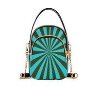 Marsupio alla moda blu-nero Lightning da donna a tracolla con borse a mano multi tasche per viaggiare, Fulmine blu-nero, 1 size