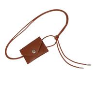 Marsupio alla moda Cintura regolabile Cintura PU Leather Busta Tasca Hip Pack per le donne Daily Essential Women Marsupio, Marrone