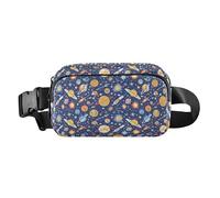 Marsupio alla moda con astronauti, costellazioni, pianeti, donne, uomini, adolescenti, per viaggi, corsa, escursionismo, Astronauti Costellazioni Pianeti, 1 Size