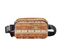 Marsupio alla moda con cerniera per donne d'affari Retro Bobo floreale a righe borsa a tracolla essenziale da viaggio con cinturino regolabile multiuso per viaggi vacanze corsa