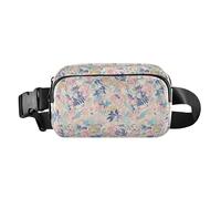 Marsupio alla moda con coccodrilli acquerelli, unisex, per viaggi, vacanze, corsa, Stampa tigre., 1 Size