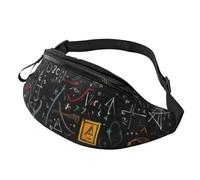 Marsupio alla moda con formula matematica | Marsupio e marsupio | Marsupio regolabile per donne e uomini | Cerniera sicura | Leggero e compatto | Perfetto per viaggi, sport, escursionismo, attività