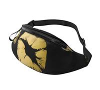 Marsupio alla moda con labbra dorate | Marsupio e marsupio | Marsupio regolabile per donne e uomini | Cerniera sicura | Leggero e compatto | Perfetto per viaggi, sport, escursionismo, attività