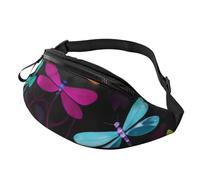 Marsupio alla moda con libellula, marsupio e marsupio regolabile, per donne e uomini, cerniera sicura, leggero e compatto, perfetto per viaggi, sport, escursionismo, attività all'aperto, Modelli 3D,