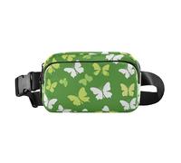 Marsupio alla moda con motivo farfalle per uomo e donna resistente all'acqua con cinturino regolabile per viaggi, shopping, corsa, mochilas para hombres de cintura, Farfalle per la, Farfalle per il