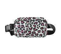 Marsupio alla moda con motivo leopardato senza cuciture per uomo donna borsa multiuso a tracolla con cinturino regolabile per viaggi, palestra, lavoro, Seamless Pattern Leopard Skin, 1 Size