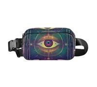 Marsupio alla moda con occhi astrali visione, per donne e uomini, resistente all'acqua, con cinghia regolabile, per viaggi, corsa, escursionismo, Visione astrale dell'occhio, 1 size