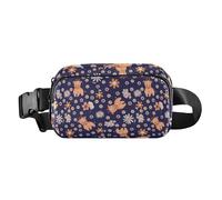 Marsupio alla moda con simbolo del bue felice anno nuovo, da uomo e da donna, con tracolla regolabile, per viaggi, corsa, escursionismo, Felice Anno Nuovo Bue Simbolo, 1 Size