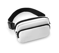 Marsupio alla moda con stampa in twill di grande capacità, un articolo indispensabile per viaggiare a mani libere, Orario., 20x13cm