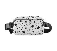 Marsupio alla moda con stelle, per donne, uomini, adolescenti, impermeabile, con cinghia regolabile, per viaggi, corsa, escursionismo