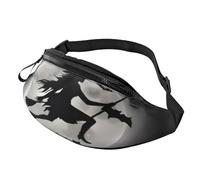 Marsupio alla moda con strega di Halloween, per donne e uomini, casual, leggero, con tasche con cerniera regolabili, per viaggi, sport, escursionismo, Modelli alla moda, Taglia unica, Borsone da