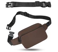 Marsupio alla Moda Marsupio da Vita Marsupio alla Moda con Cintura Estesa da 30cm per Passeggiate con il Cane Arrampicata Escursionismo Viaggi Ciclismo Ragazze Signore Uomini Donne, Marrone, One Size