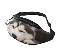 Marsupio alla moda per cani husky, marsupio e pettorale, marsupio regolabile per donne e uomini, cerniera sicura, leggero e compatto, perfetto per viaggi, sport, escursionismo, attività all'aperto,