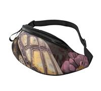 Marsupio alla moda per donne e uomini, leggero, per cani, corsa, viaggi, tartaruga vicino ai fiori, taglia unica, Taglia unica, Taglia unica, Zaino da escursionismo