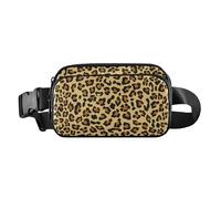 Marsupio alla moda per uomo e donna, mini borsa a tracolla essenziale da viaggio con cinturino regolabile, leopard04, 20,3 x 13,5 x 5,8 cm, retrò, Leopard04, 8" x 5.3" x 2.3", Retro