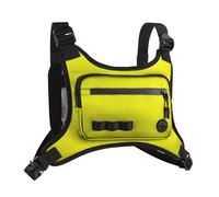 Marsupio Armed e supporto per telefono da corsa con taglie S-XL regolabili, gilet da corsa ad alta visibilità, in tessuto Oxford, per uomini e donne, 26,2 x 24,1 cm, 26,2 x 24,1 cm, giallo