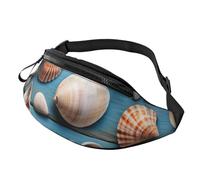 Marsupio Beach Shell Sea Collection Boho Printed Borse A Tracolla Pratica Marsupi Cintura Regolabile Bum Bag Per Ciclismo Sportivo Escursionismo