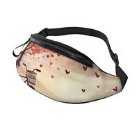 Marsupio Bicycle Under Heart Tree Romantic Borse A Tracolla Pratica Bum Bag Cintura Regolabile Marsupi Alla Per Sportivo Trekking Escursionismo