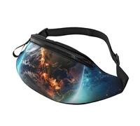 Marsupio blu Terra nello spazio per donne uomini moda marsupio regolabile per allenamento corsa viaggio marsupio casual, Terra blu nello spazio, Taglia unica