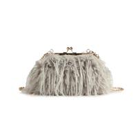 Marsupio Borsa a tracolla in peluche con catena, da donna(Color3)