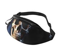 Marsupio City of London per donne e uomini, alla moda, regolabile, per allenamento, corsa, viaggi, stile casual, Schelet, One Size