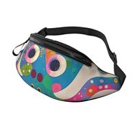 Marsupio colorato a forma di polpo per uomo e donna, impermeabile, sportivo, alla moda, borsa a tracolla con cinghia regolabile, grande borsa a tracolla per viaggi ed escursioni