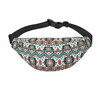 Marsupio colorato astratto con squalo grunge borsa a tracolla regolabile in vita zaino a tracolla per uomo donna viaggio escursionismo ciclismo corsa, Motivo 4, Taglia unica, Zaini Daypack