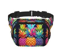 Marsupio colorato con ananas marsupio piccolo alla moda marsupio a tracolla leggero marsupio per donne uomini corsa allenamento escursionismo viaggi