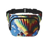 Marsupio colorato con mongolfiera e mongolfiera marsupio piccolo alla moda marsupio a tracolla leggero marsupio per donne uomini corsa allenamento escursionismo viaggi